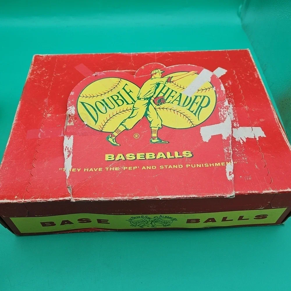 Vintage DeBeer Baseball Lot Of 9 No. 91C Little League With Original‎ Box